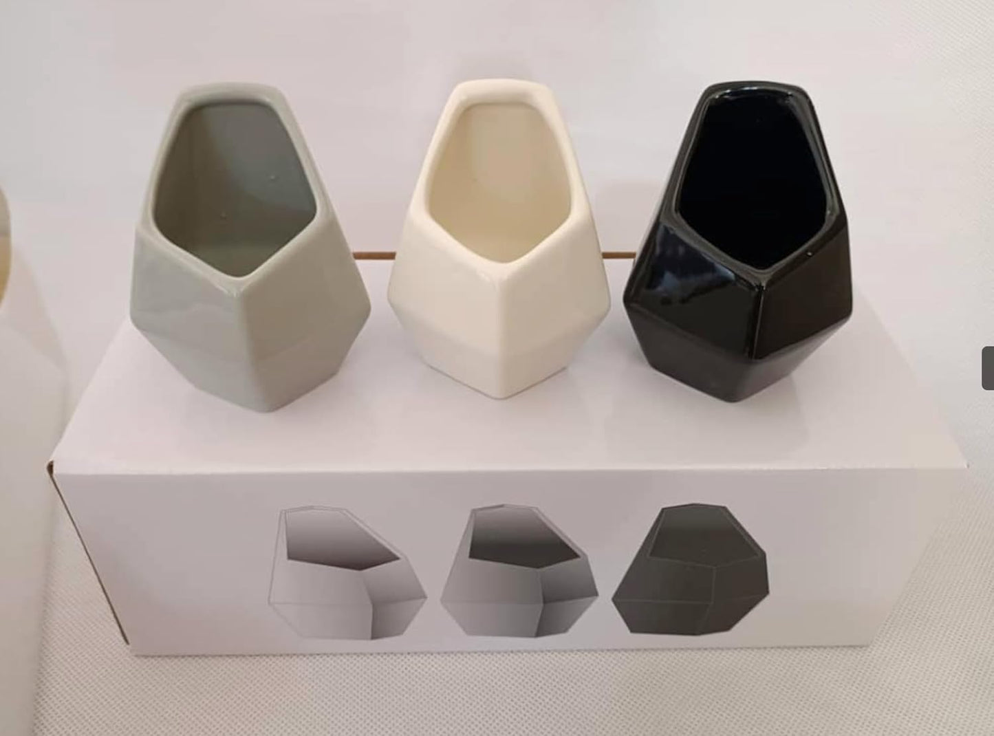 Kazzu Ceramic Match Holder with Striker - Unique Handmade Matches Holder Match Jar, Matches Sold Separately